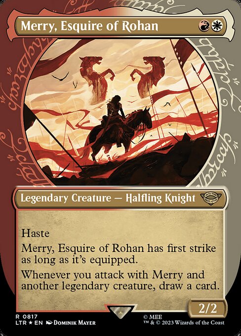 [Surge Foil] LTR 817 Merry, Esquire of Rohan (0817 - Showcase - Surge Foil) R