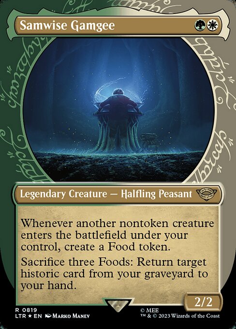 [Surge Foil] LTR 819 Samwise Gamgee (0819 - Showcase - Surge Foil) R