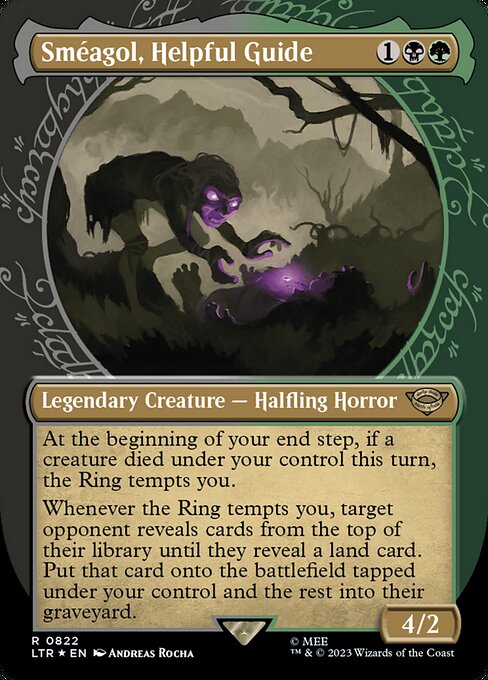 [Surge Foil] LTR 822 Smeagol, Helpful Guide (0822 - Showcase - Surge Foil) R