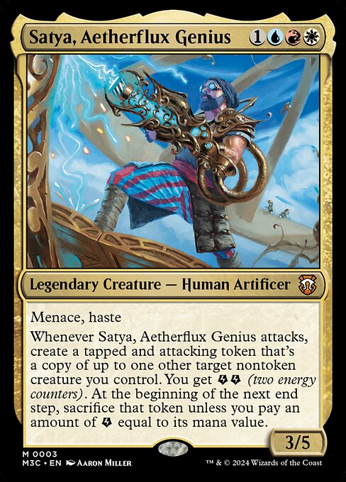[Foil] M3C 003 Satya, Aetherflux Genius M