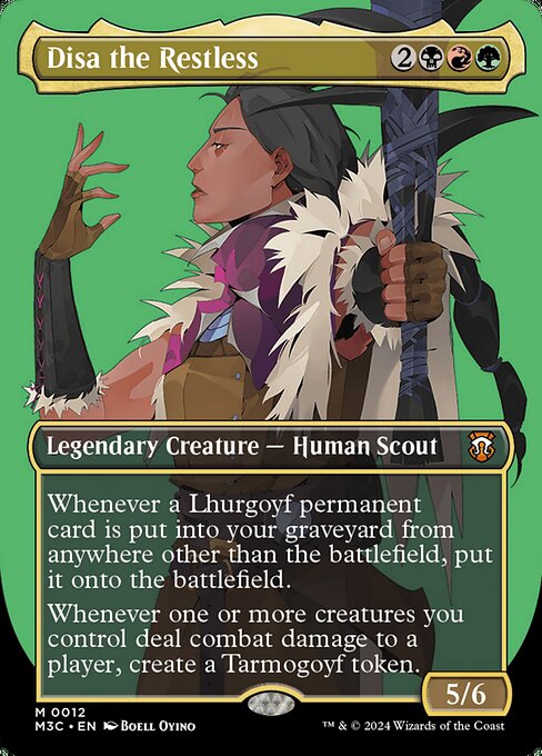 [Foil] M3C 012 Disa the Restless (0012 - Borderless) M