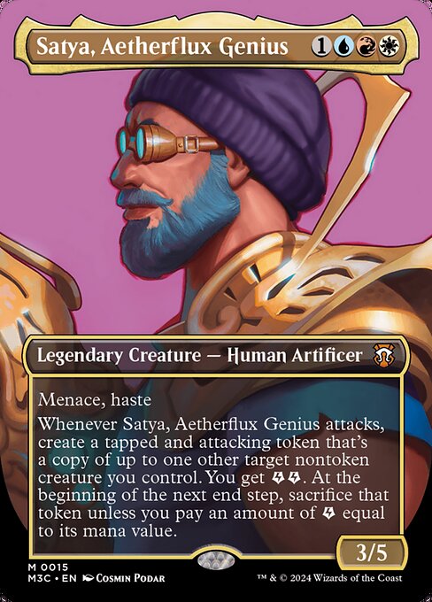 M3C 015 Satya, Aetherflux Genius (0015 - Borderless) M