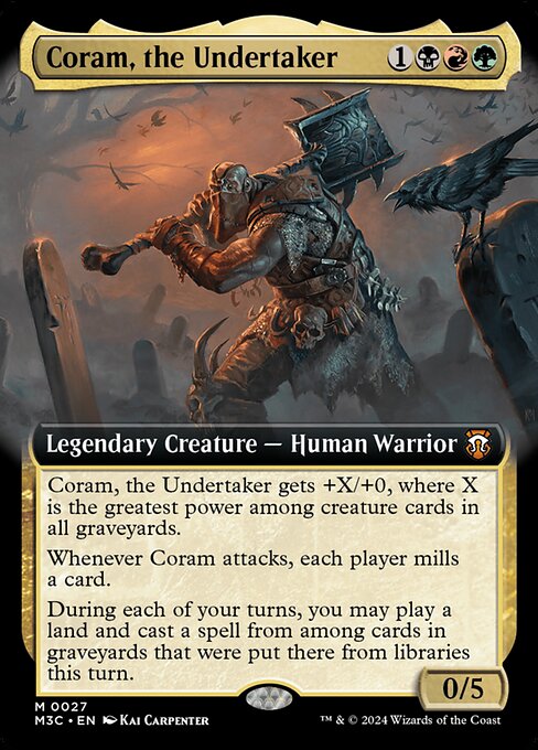 M3C 027 Coram, the Undertaker (0027 - Extended Art) M