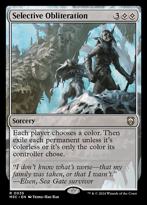 M3C 035 Selective Obliteration R