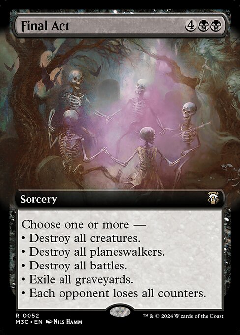 [Foil] M3C 052 Final Act (0052 - Extended Art Ripple Foil) R