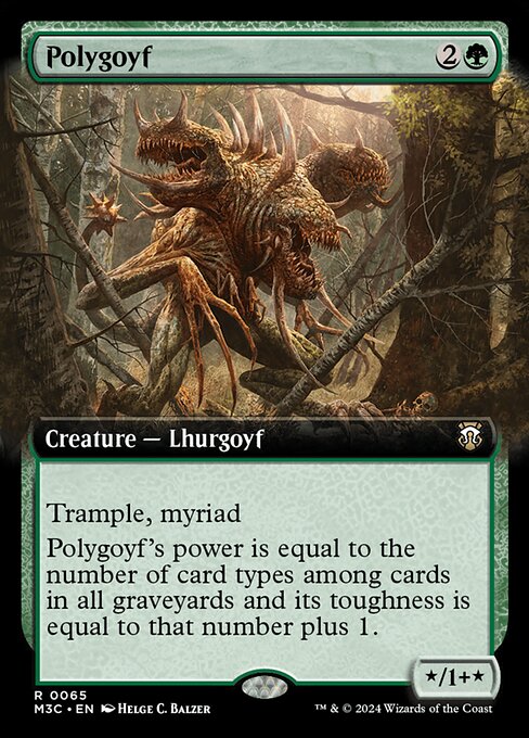 M3C 065 Polygoyf (0065 - Extended Art) R