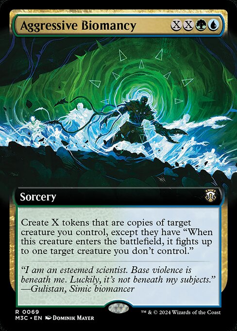 M3C 069 Aggressive Biomancy (0069 - Extended Art) R