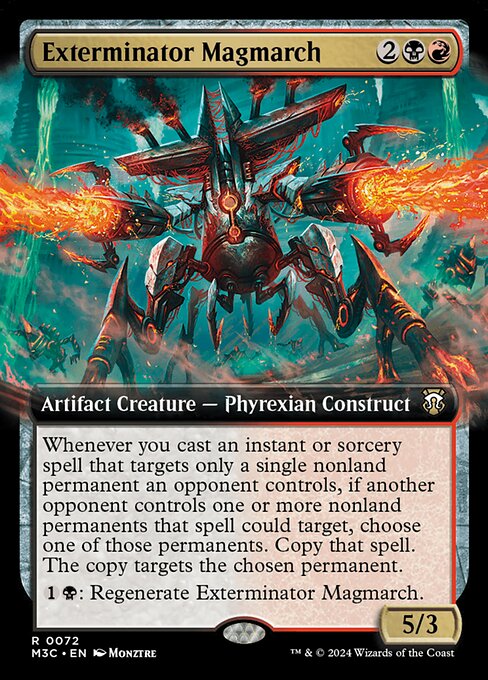 [Foil] M3C 072 Exterminator Magmarch (0072 - Extended Art Ripple Foil) R