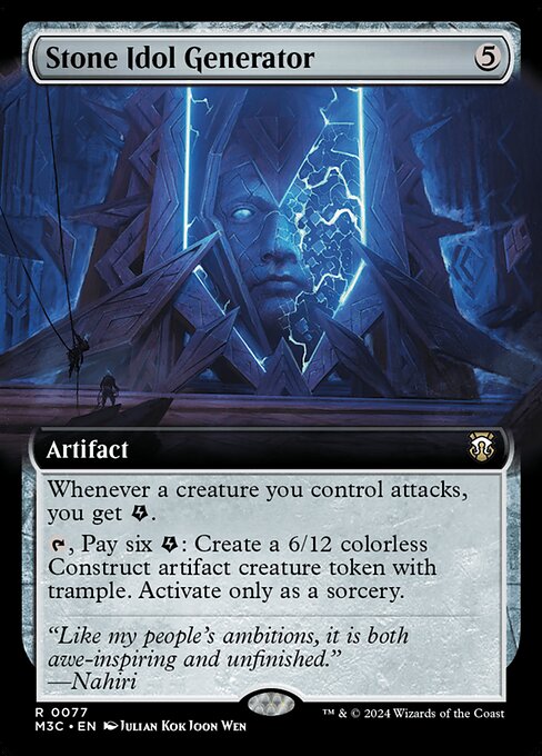 M3C 077 Stone Idol Generator (0077 - Extended Art) R