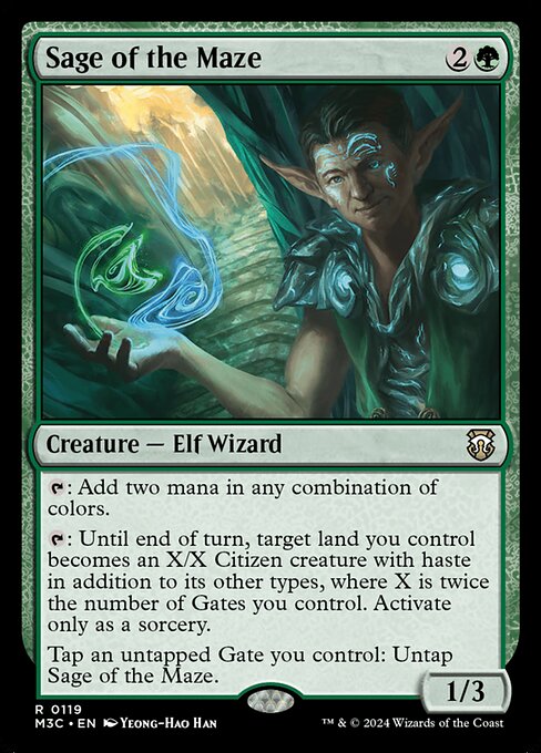 M3C 119 Sage of the Maze R