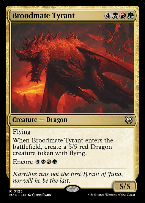 M3C 123 Broodmate Tyrant R