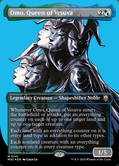 [Foil] M3C 141 Omo, Queen of Vesuva (0141 - Ripple Foil Borderless) M