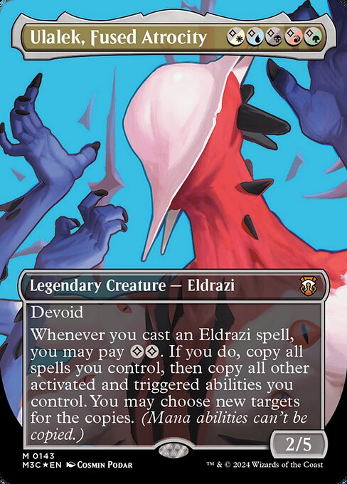 [Foil] M3C 143 Ulalek, Fused Atrocity (0143 - Ripple Foil Borderless) M