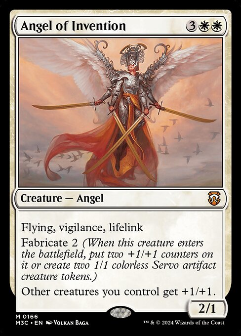 [Foil] M3C 166 Angel of Invention (Ripple Foil) M