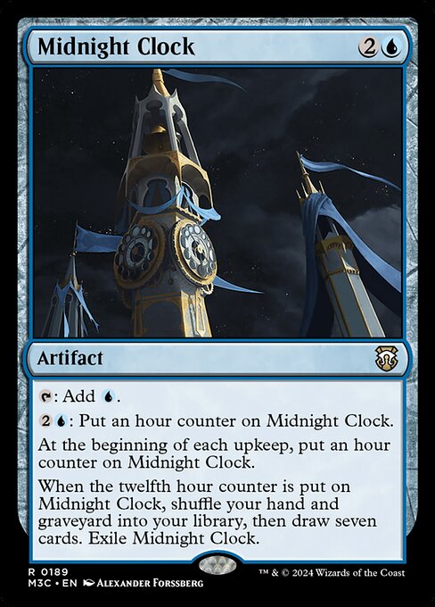 [Foil] M3C 189 Midnight Clock (Ripple Foil) R