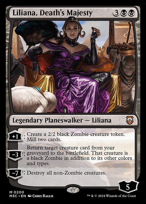 [Foil] M3C 200 Liliana, Death's Majesty (Ripple Foil) M
