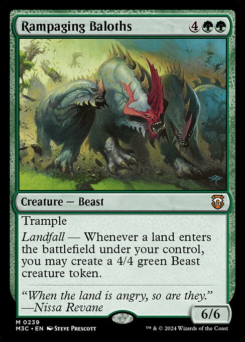 [Foil] M3C 239 Rampaging Baloths (Ripple Foil) M