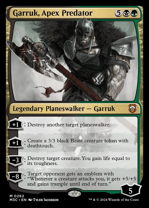 M3C 262 Garruk, Apex Predator M
