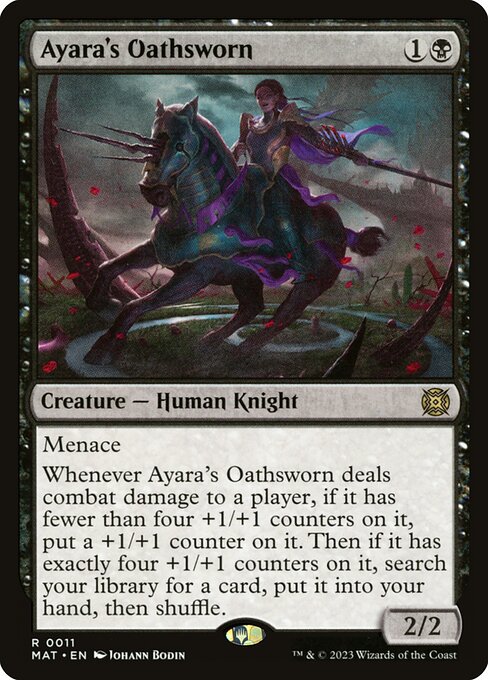[Foil] MAT 011 Ayara's Oathsworn R