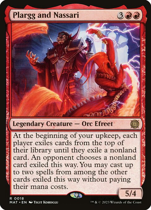 [Foil] MAT 018 Plargg and Nassari R
