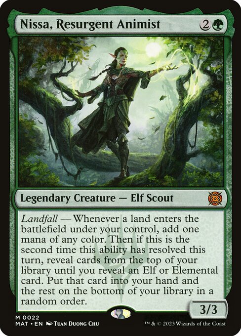 MAT 022 Nissa, Resurgent Animist M