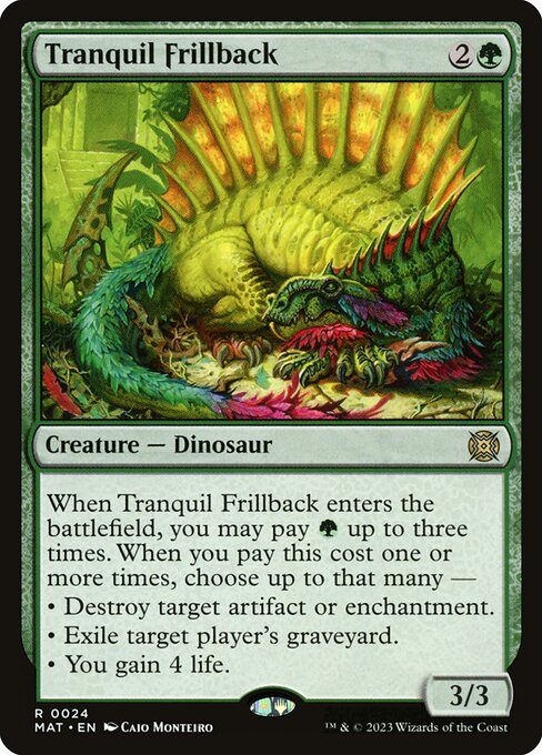 [Foil] MAT 024 Tranquil Frillback R
