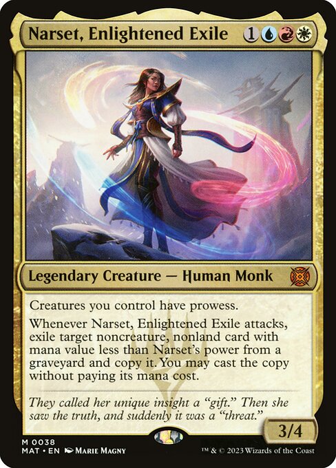 [Foil] MAT 038 Narset, Enlightened Exile M