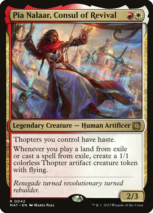 [Foil] MAT 042 Pia Nalaar, Consul of Revival R