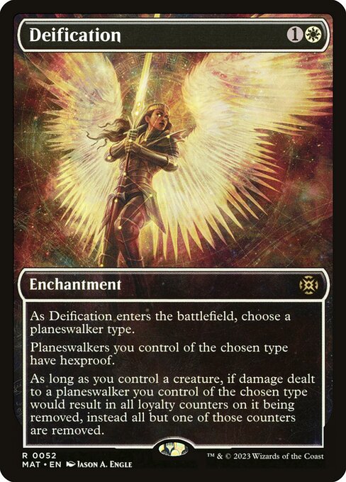 [Foil] MAT 052 Deification (Showcase) R