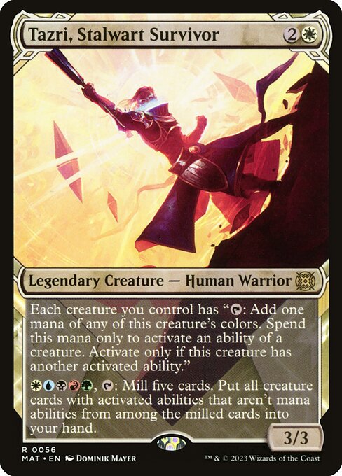 [Foil] MAT 056 Tazri, Stalwart Survivor (Showcase) R