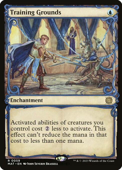 [Foil] MAT 059 Training Grounds (Showcase) R