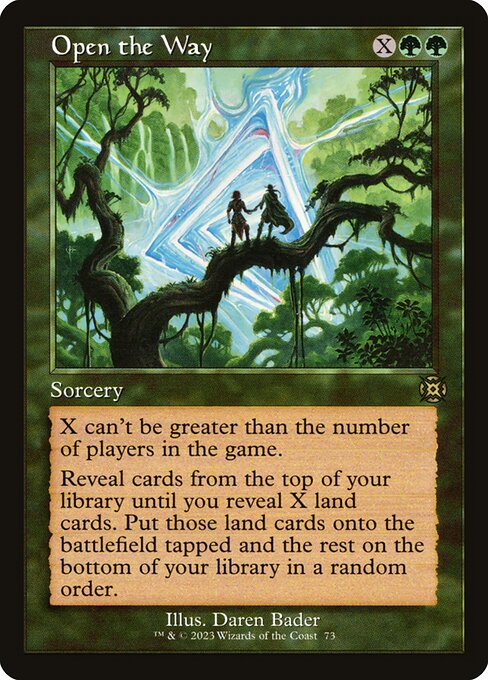 [Foil] MAT 073 Open the Way (Retro Frame) R