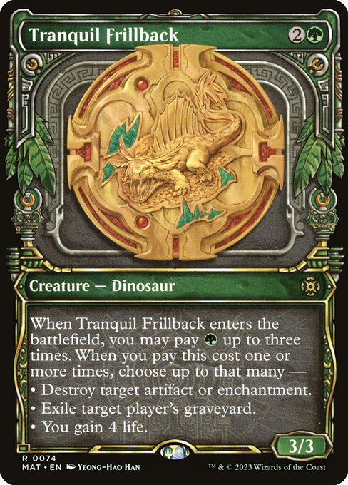 [Foil] MAT 074 Tranquil Frillback (Showcase) R