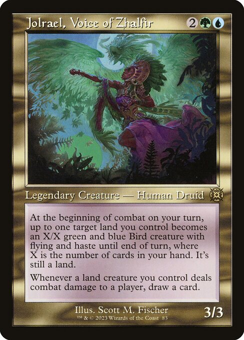 [Foil] MAT 083 Jolrael, Voice of Zhalfir (Retro Frame) R