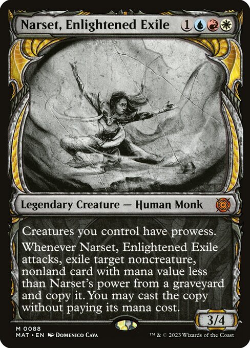 [Foil] MAT 088 Narset, Enlightened Exile (Showcase) M