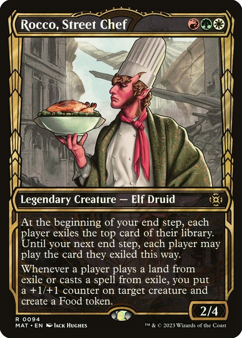 [Foil] MAT 094 Rocco, Street Chef (Showcase) R