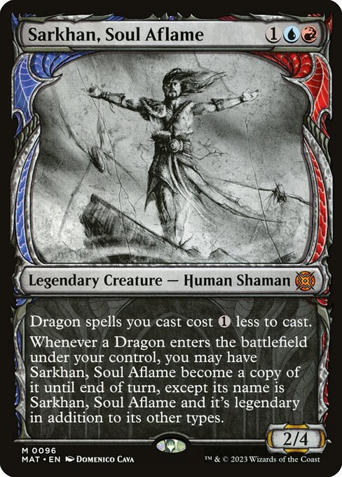 [Foil] MAT 096 Sarkhan, Soul Aflame (Showcase) M