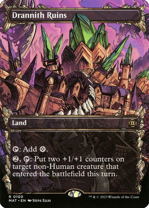 [Foil] MAT 100 Drannith Ruins (Borderless) R