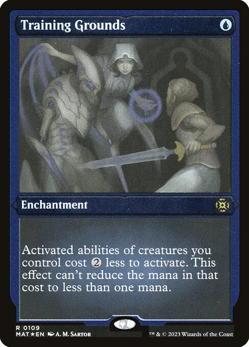 [Foil Etched] MAT 109 Training Grounds (Foil Etched) R