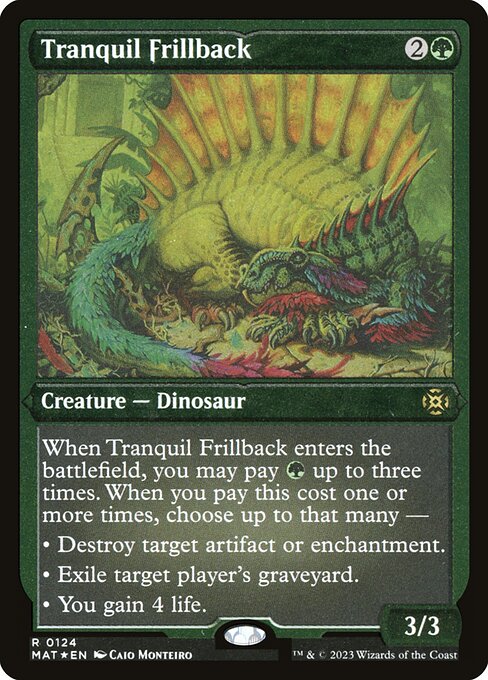 [Foil Etched] MAT 124 Tranquil Frillback (Foil Etched) R
