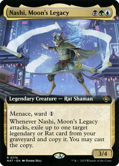 [Foil] MAT 174 Nashi, Moon's Legacy (Extended Art) R