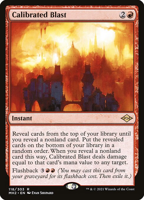 [Foil] MH2 118 Calibrated Blast R