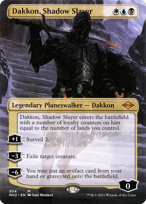 MH2 304 Dakkon, Shadow Slayer (Borderless) M