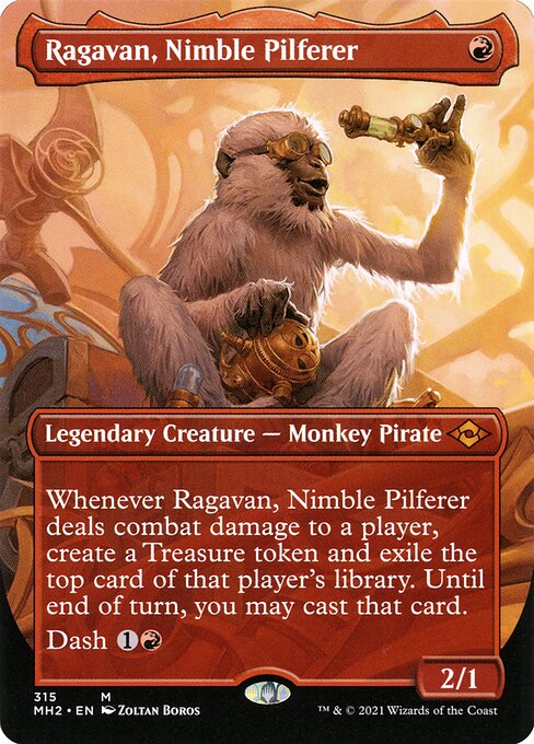 MH2 315 Ragavan, Nimble Pilferer (Borderless) M
