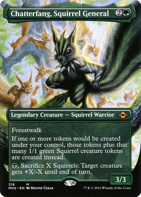 [Foil] MH2 316 Chatterfang, Squirrel General (Borderless) M