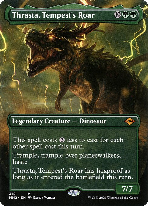 [Foil] MH2 318 Thrasta, Tempest's Roar (Borderless) M