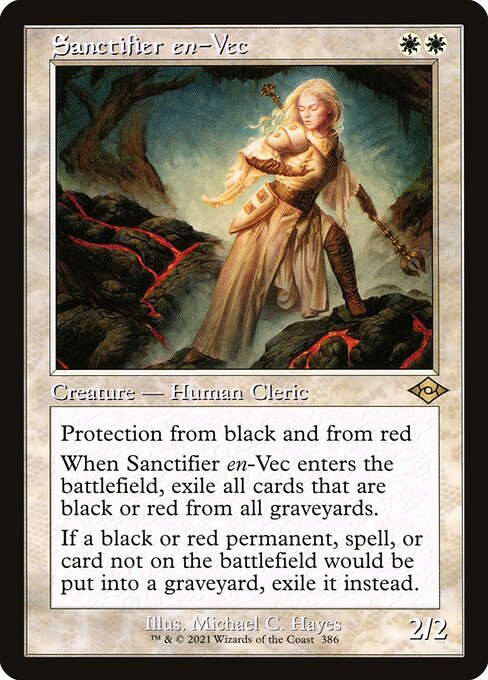 [Foil] MH2 386 Sanctifier en-Vec (Retro Frame) R