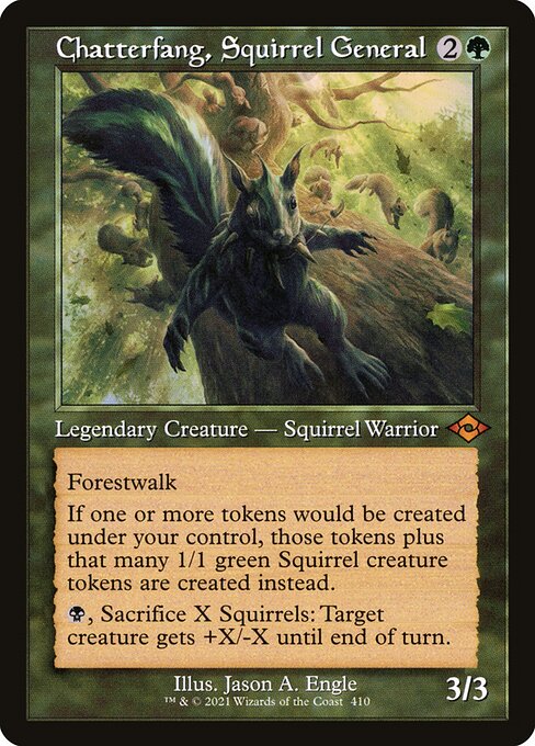 [Foil] MH2 410 Chatterfang, Squirrel General (Retro Frame) M