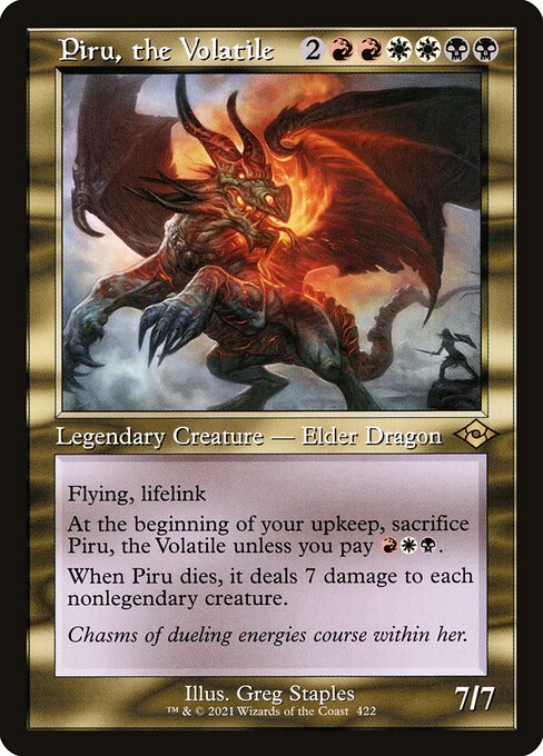 MH2 422 Piru, the Volatile (Retro Frame) R