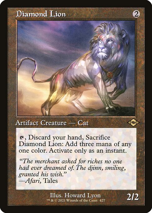 [Foil] MH2 427 Diamond Lion (Retro Frame) R